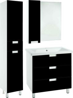 Пенал Bellezza Пегас 35см левый чёрный 00000011266